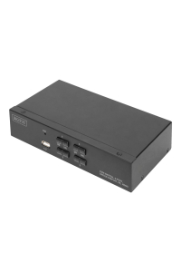 Digitus DS-12880 konzolový (KVM) přepínač Černá Obrázok pre Digitus DS-12880 konzolový (KVM) přepínač Černá