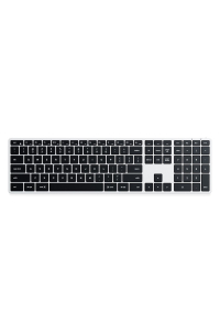 Satechi X3 klávesnice Kancelář Bluetooth QWERTY Anglický Černá, Stříbrná Obrázok pre Satechi X3 klávesnice Kancelář Bluetooth QWERTY Anglický Černá, Stříbrná