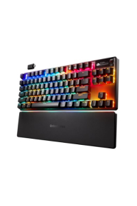 Steelseries APEX PRO TKL WIRELESS GEN 3 klávesnice Hraní USB + RF Wireless + Bluetooth QWERTY Angličtina (UK) mezinárodní Černá Obrázok pre Steelseries APEX PRO TKL WIRELESS GEN 3 klávesnice Hraní USB + RF Wireless + Bluetooth QWERTY Angličtina (UK) mezinárodní Černá