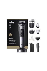 Obrázok pre Braun BeardTrimmer 9 BT9560 Baterie 52 2 cm Suché i mokré holení Černá, Šedá