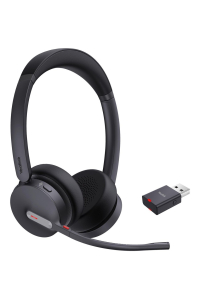 Obrázok pre Yealink WH64 Hybrid Dual UC Sluchátka s mikrofonem Bezdrátový Přes hlavu Kancelář / call centrum Micro-USB Bluetooth Černá