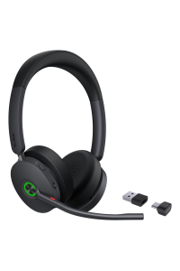 Obrázok pre Yealink BH74 UC USB-C/A Sluchátka s mikrofonem Bezdrátový Přes hlavu Kancelář / call centrum USB Type-C / USB Type-A Bluetooth Černá
