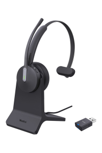 Obrázok pre Yealink WH64 Hybird Mono with Charging Stand Teams Sluchátka s mikrofonem Bezdrátový Přes hlavu Kancelář / call centrum USB typu C Bluetooth Nabíjecí podstavec Černá