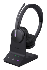 Yealink WH64 Dual Teams Sluchátka s mikrofonem Bezdrátový Přes hlavu Kancelář / call centrum USB typu C Bluetooth Černá Obrázok pre Yealink WH64 Dual Teams Sluchátka s mikrofonem Bezdrátový Přes hlavu Kancelář / call centrum USB typu C Bluetooth Černá