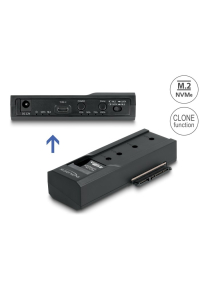 Obrázok pre DeLOCK Převodník USB Type-C pro 1 x SSD M.2 NVMe + 1 x SATA SSD/HDD s funkcí klonování