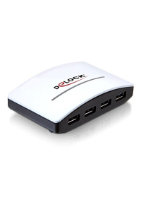 Obrázok pre DeLOCK USB 3.0 External HUB 4 Port 5000 Mbit/s Černá, Bílá