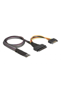 Obrázok pre DeLOCK Adaptér M.2 klíč M na U.2 SFF-8639 NVMe s kabelem délky 50 cm