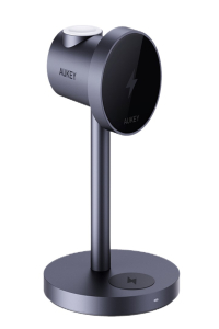 Obrázok pre AUKEY MagFusion 3-IN-1 Fastcharger Mibilní telefon Černá USB Vnitřní