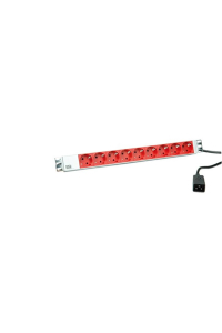 Bachmann 333.936 napájecí prodlužovačka 2 m 9 AC zásuvky / AC zásuvek Vnitřní Šedá, Červená Obrázok pre Bachmann 333.936 napájecí prodlužovačka 2 m 9 AC zásuvky / AC zásuvek Vnitřní Šedá, Červená