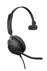 Obrázok pre Jabra Evolve2 40 SE Sluchátka s mikrofonem Kabel Přes hlavu Kancelář / call centrum USB Type-C / USB Type-A Černá