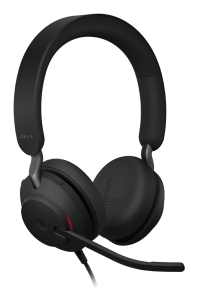 Jabra Evolve2 40 SE Sluchátka s mikrofonem Kabel Přes hlavu Hovory/hudba USB Type-C / USB Type-A Černá Obrázok pre Jabra Evolve2 40 SE Sluchátka s mikrofonem Kabel Přes hlavu Hovory/hudba USB Type-C / USB Type-A Černá