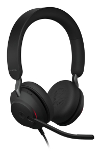 Jabra Evolve2 40 SE Sluchátka s mikrofonem Kabel Přes hlavu Hovory/hudba USB Type-C / USB Type-A Černá Obrázok pre Jabra Evolve2 40 SE Sluchátka s mikrofonem Kabel Přes hlavu Hovory/hudba USB Type-C / USB Type-A Černá