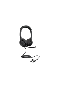 Obrázok pre Jabra Evolve2 50 Sluchátka s mikrofonem Kabel Přes hlavu Kancelář / call centrum USB Type-C / USB Type-A Černá