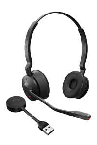Jabra Engage 55 SE Sluchátka s mikrofonem Bezdrátový Přes hlavu Kancelář / call centrum Černá Obrázok pre Jabra Engage 55 SE Sluchátka s mikrofonem Bezdrátový Přes hlavu Kancelář / call centrum Černá