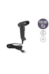 DeLOCK USB čtečka čárových kódů 1D a 2D s přípojným kabelem - German Version Obrázok pre DeLOCK USB čtečka čárových kódů 1D a 2D s přípojným kabelem - German Version