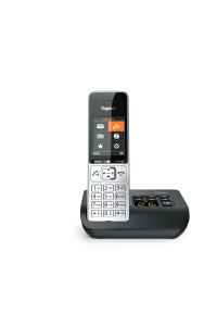 Obrázok pre Gigaset COMFORT 500A Analog/DECT telefon Identifikace volajícího Černá, Stříbrná