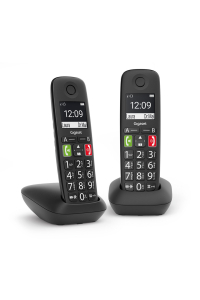 Obrázok pre Gigaset E290 Duo Analogový telefon Identifikace volajícího Černá