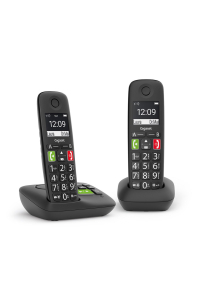 Obrázok pre Gigaset E290A Duo Analog/DECT telefon Identifikace volajícího Černá