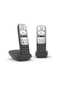 Obrázok pre Gigaset A690A Duo Analog/DECT telefon Identifikace volajícího Černá