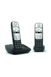 Obrázok pre Gigaset A690A Duo Analog/DECT telefon Identifikace volajícího Černá