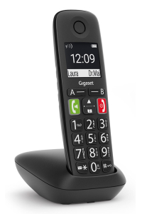 Obrázok pre Gigaset E290A Analog/DECT telefon Identifikace volajícího Černá