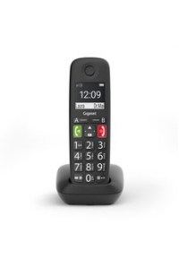 Gigaset E290 Analog/DECT telefon Identifikace volajícího Černá Obrázok pre Gigaset E290 Analog/DECT telefon Identifikace volajícího Černá