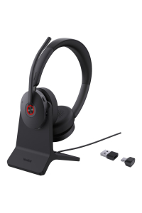 Yealink BH74 + Stand Teams USB-C/A Sluchátka s mikrofonem Bezdrátový Přes hlavu Kancelář / call centrum USB Type-C / USB Type-A Bluetooth Nabíjecí podstavec Černá Obrázok pre Yealink BH74 + Stand Teams USB-C/A Sluchátka s mikrofonem Bezdrátový Přes hlavu Kancelář / call centrum USB Type-C / USB Type-A Bluetooth Nabíjecí podstavec Černá