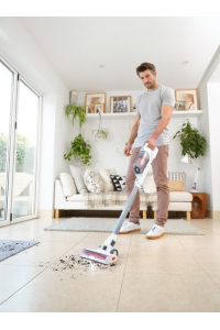 Obrázok pre Black & Decker BHFEA515J tyčový vysavač / elektrický smeták Baterie Suchý Cyklónový Bezsáčkové 0,5 l Oranžová, Bílá 1,5 Ah