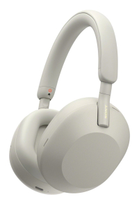 Sony WH-1000XM5 Sluchátka s mikrofonem Kabelový a bezdrátový Přes hlavu Hovory/hudba Bluetooth Stříbrná, Bílá Obrázok pre Sony WH-1000XM5 Sluchátka s mikrofonem Kabelový a bezdrátový Přes hlavu Hovory/hudba Bluetooth Stříbrná, Bílá