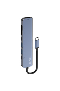 Obrázok pre Savio AK-82 rozbočovač rozhraní USB typu C 5000 Mbit/s Černá