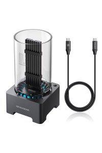 GRAUGEAR G-M2DK-U4-40G dokovací stanice pro úložná zařízení USB 3.2 Gen 2 (3.1 Gen 2) Type-C Šedá Obrázok pre GRAUGEAR G-M2DK-U4-40G dokovací stanice pro úložná zařízení USB 3.2 Gen 2 (3.1 Gen 2) Type-C Šedá