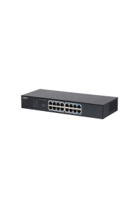 Obrázok pre Dahua Technology S3016-16GT síťový přepínač Nespravované L2 Gigabit Ethernet (10/100/1000) Stolní/nástěnná montáž Černá