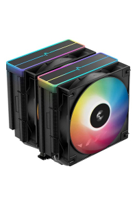 DeepCool AG620 BK ARGB V2 Chipset, Základová deska Vzduchový chladič 12 cm Černá 1 kusů Obrázok pre DeepCool AG620 BK ARGB V2 Chipset, Základová deska Vzduchový chladič 12 cm Černá 1 kusů
