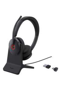 Yealink BH74 + Stand UC USB-C/A Sluchátka s mikrofonem Bezdrátový Přes hlavu Kancelář / call centrum USB Type-C / USB Type-A Bluetooth Nabíjecí podstavec Černá Obrázok pre Yealink BH74 + Stand UC USB-C/A Sluchátka s mikrofonem Bezdrátový Přes hlavu Kancelář / call centrum USB Type-C / USB Type-A Bluetooth Nabíjecí podstavec Černá