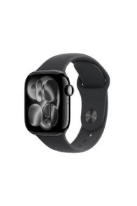 Apple Watch Series 11 GPS 42mm Jet Black Aluminium Case with Black Sport Band - S/M Obrázok pre Apple Watch Series 11 GPS 42mm Jet Black Aluminium Case with Black Sport Band - S/M