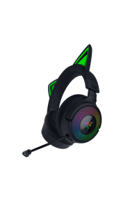 Razer Kraken Kitty V3 Pro Sluchátka s mikrofonem Kabelový a bezdrátový Přes hlavu Hraní USB Typ-A Bluetooth Černá Obrázok pre Razer Kraken Kitty V3 Pro Sluchátka s mikrofonem Kabelový a bezdrátový Přes hlavu Hraní USB Typ-A Bluetooth Černá