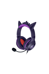 Razer Kraken Kitty V2 - Pokemon Gengar Ed. Sluchátka s mikrofonem Kabel Přes hlavu Hraní USB Typ-A Růžová Obrázok pre Razer Kraken Kitty V2 - Pokemon Gengar Ed. Sluchátka s mikrofonem Kabel Přes hlavu Hraní USB Typ-A Růžová