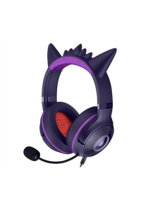 Razer Kraken Kitty V2 - Pokemon Gengar Ed. Sluchátka s mikrofonem Kabel Přes hlavu Hraní USB Typ-A Růžová Obrázok pre Razer Kraken Kitty V2 - Pokemon Gengar Ed. Sluchátka s mikrofonem Kabel Přes hlavu Hraní USB Typ-A Růžová