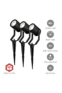 Nedis ZBLOS10RGBW3 venkovní světlo Venkovní zemní osvětlení LED 9 W G Obrázok pre Nedis ZBLOS10RGBW3 venkovní světlo Venkovní zemní osvětlení LED 9 W G
