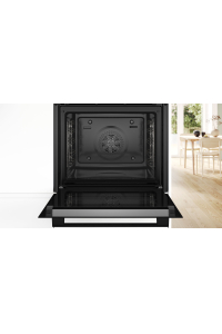 Obrázok pre BOSCH Serie 2 HBA571BB4 trouba 71 l 3600 W Černá + vodicí lišta BOSCH HEZ538000