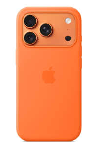 iPhone 17 Pro Silicone Case Orange MagSafe Obrázok pre iPhone 17 Pro Silicone Case Orange MagSafe