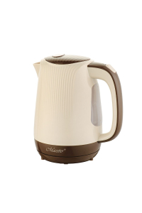 Obrázok pre Feel-Maestro MR042 beige elektrická konvice 1,7 l Béžová, Hnědá 2200 W