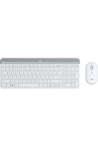 Logitech 920-009205 klávesnice Obsahuje myš Univerzální RF bezdrátový QWERTY US Mezinárodní Bílá Obrázok pre Logitech 920-009205 klávesnice Obsahuje myš Univerzální RF bezdrátový QWERTY US Mezinárodní Bílá