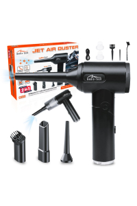 Bezdrátová ofukovací pistole 2 v 1 JET AIR DUSTER MT6538 Obrázok pre Bezdrátová ofukovací pistole 2 v 1 JET AIR DUSTER MT6538