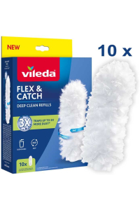 Obrázok pre Náhradní vložky do smetáčku Vileda Flex&Catch, 10 ks.