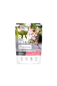 Obrázok pre VETEXPERT Raw Paleo Kitten Pork - mokré krmivo pro kočky - 100g