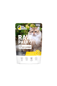 Obrázok pre VETEXPERT Raw Paleo Adult Sterilised Chicken - mokré krmivo pro kočky - 100g