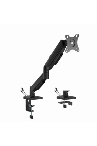 Obrázok pre Gembird MA-DA1U-01 Nastavitelné rameno pro upevnění stolního displeje s USB porty, 17”–32”, černé