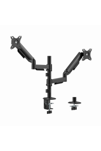 Obrázok pre Gembird MA-DA2P-02 Nastavitelné rameno pro montáž 2 monitorů, 17”-32”, černé