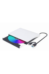 Obrázok pre Gembird DVD-USB-031-BW Externí USB DVD mechanika, černobílá